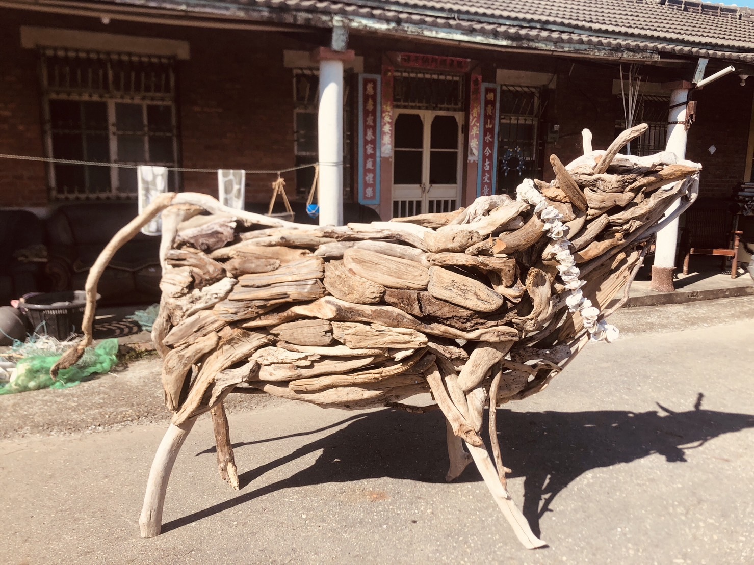 漂流木海廢再生-海牛