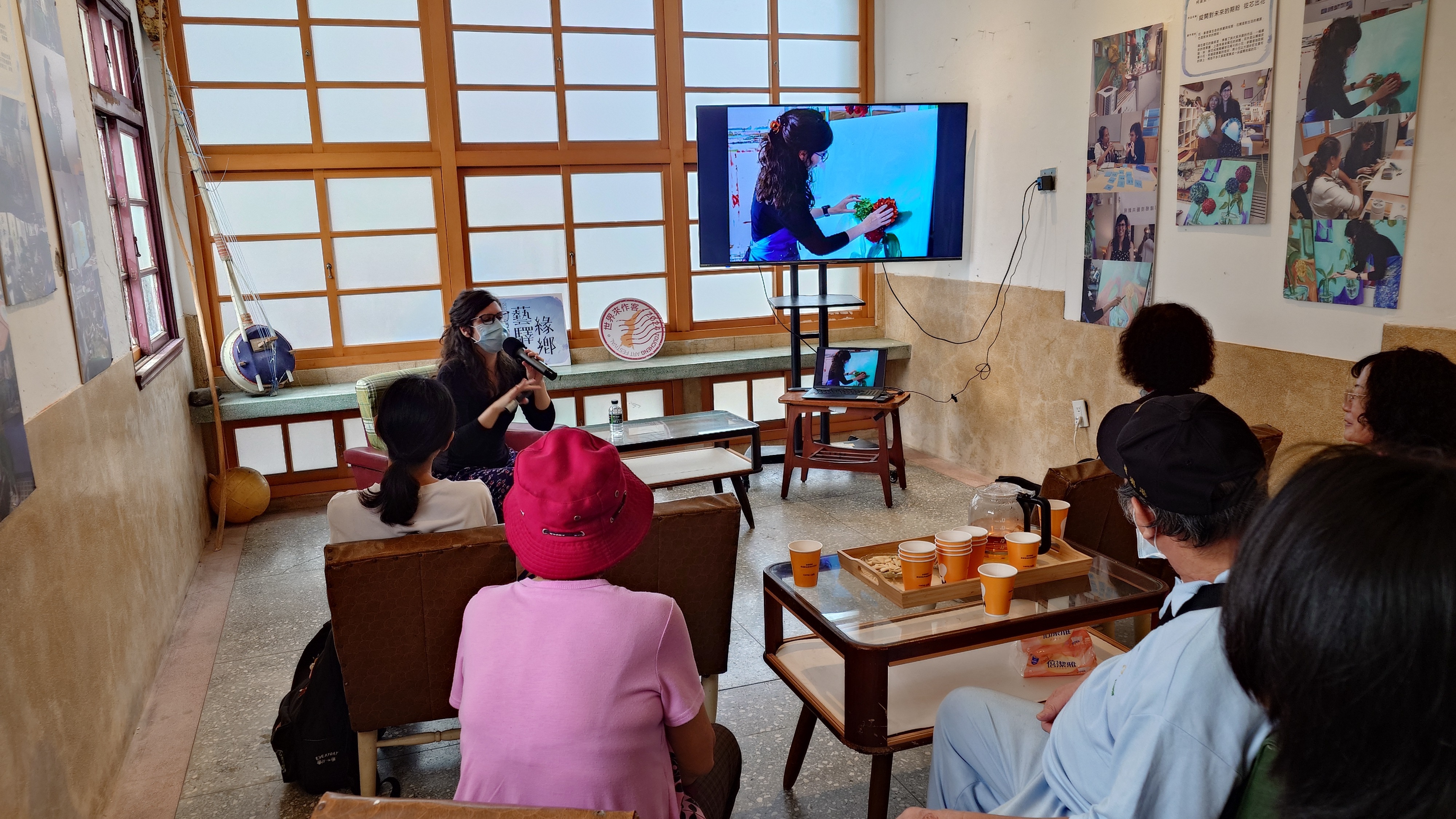 金魚厝邊2樓場域，可策展，也可舉辦座談或工作坊。